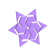 HexStarAll.stl Hexagram, Hexagonal Star, Hexagon Puzzle
