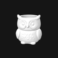 owl_planter_render.png Hibou Jardinière | Pot