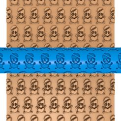 84545.jpg Fichier 3D Rouleau d'argile pour crâne / Rouleau d'argile pour crâne / Rouleau d'argile pour crâne / Rouleau d'argile pour crâne / Imprimante de motifs de crânes・Design à télécharger et à imprimer en 3D