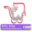 Baby-carriage-baby-shower-cookie-cutter-8.png Baby carriage baby shower cookie cutter STL