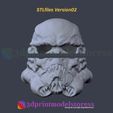 Stormtrooper_zombie_009.jpg Stormtrooper Star Wars Zombie Helmets Cosplay Costume Halloween 3D Printing Model
