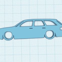 Web-capture_11-9-2023_181652_www.tinkercad.com.jpeg Fichier STL Porte-clés Audi 80 B3 Avant 1986-1991 Station Wagon Silhouette・Objet pour impression 3D à télécharger