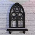 006.jpg GOTHIC WALL SHELF X2
