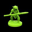 goblin-spearman-miniature-front.jpg Goblin spearman 28mm Miiniature