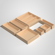 Modular-Kitchen-Drawer-Organizer-3.png Modular Drawer Organizer STL File — 3D Printable Customizable Drawer Insert | Desk & Kitchen Storage