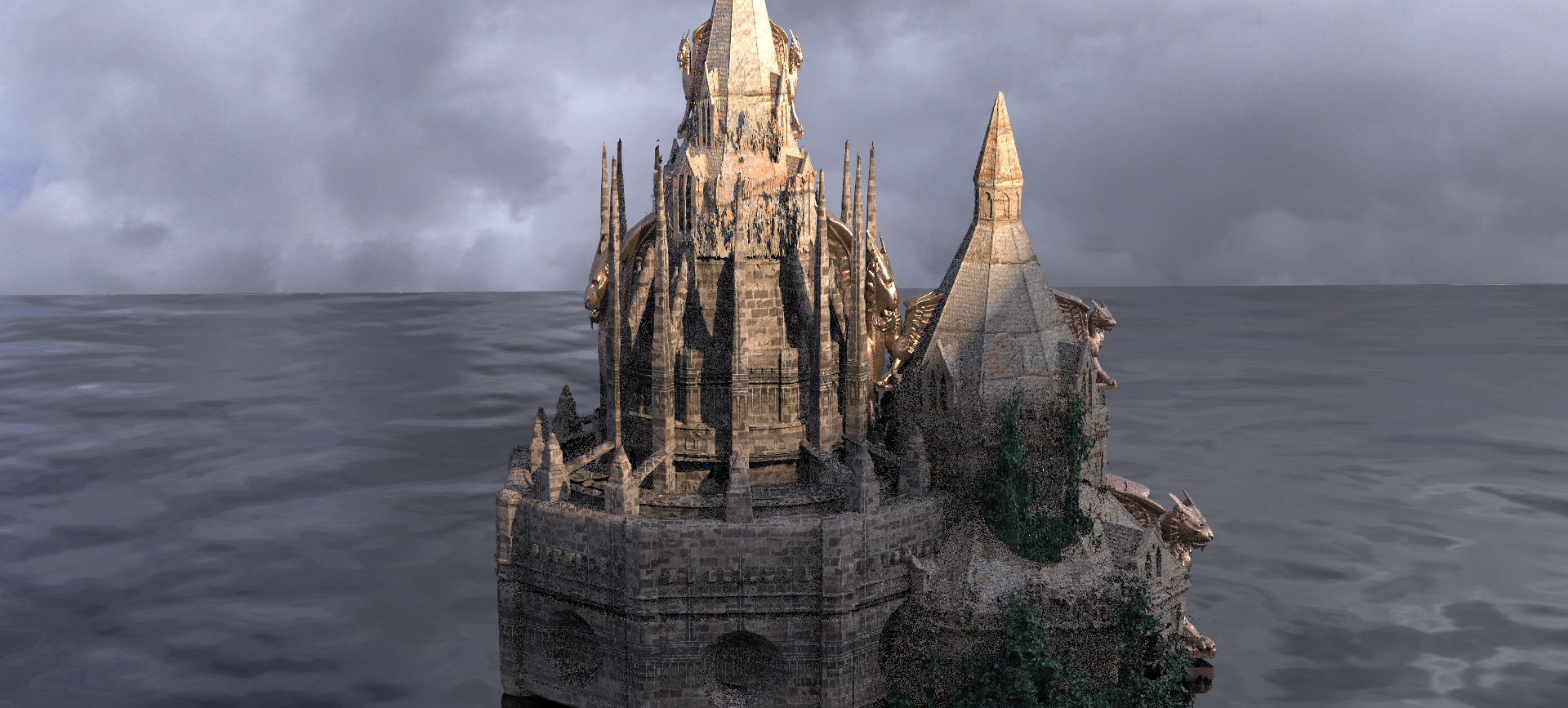 askans-castle-sands.538.png Archivo OBJ Torre del León Medieval 2 versiones・Plan de impresora 3D para descargar, aramar