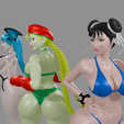 las-chicas-de-street-figter27.png street fighter on vacation at the beach
