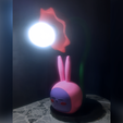 2.png STL file Kawaii rabbit lamp・3D print design to download, luisquispeparedes