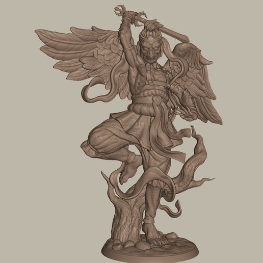 2.jpg Karasu tengu modelo 3d