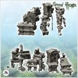 3.jpg Tavern furniture set with chairs and kitchen furniture (18) - Ork Green Horde Fantasy Beast Chaos Demon Ogre