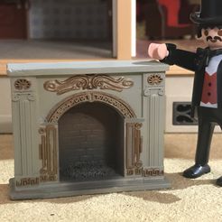 IMG_8456.jpg 3D file Victorian dollhouse miniature fireplace playmobil scale・3D print model to download, playmolook