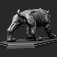 Base-Render-10128.png Smilodon or Sabertooth tiger 3D print model