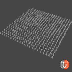 WholeArmy.jpg Free 3D file Space Soldiers Army - Complete・3D print design to download