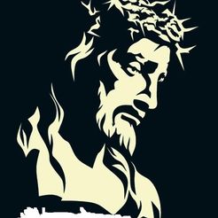 jesus.jpg Fichier DXF gratuit jesus pour le laser・Design pour imprimante 3D à télécharger