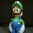 Luigi-Painted-2.jpg Файл STL Луиджи (легкая печать без поддержки)・3D-печатный дизайн для загрузки