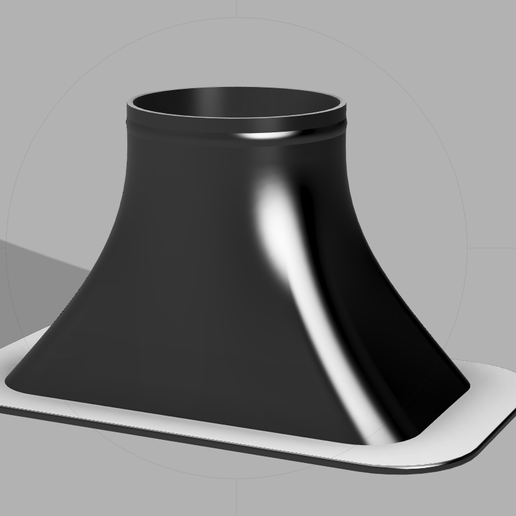 Universal 76mm Velocity Stack Intake Funnel - Motorsport 3D Printable STL