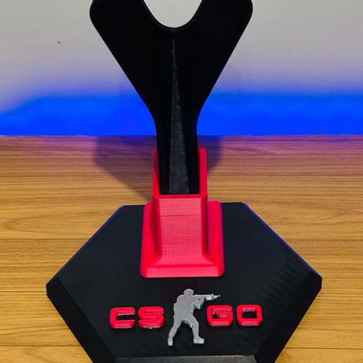 🎮 CS GO HEADSETS STAND・3D Print with the Creality K1 MAX 3D printer・Cults