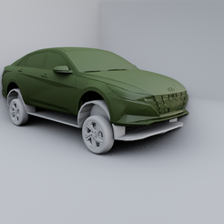 1.png STL file Hyundai Elantra 240T 2021・3D print model to download