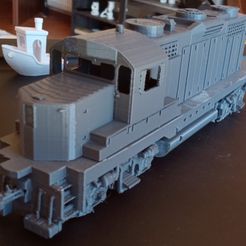 GP20Printed2.jpg Fichier STL EMD GP20 Diesel Train Locomotive | PRINT READY・Objet imprimable en 3D à télécharger