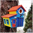 001.jpg STL file TOONED BIRDHOUSE V2.0・3D printer design to download