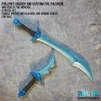 RBL3D-Evil-dagger-and-falchion_8.jpg Evil-Lyn's Evil Dagger and custom Evil Falchion (MOTU HE-MAN)