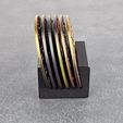 1000026291.jpg Coaster Set with Rollstop Table Stand