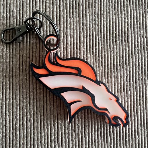 Denver Broncos Keychain