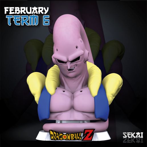 Super Boo Gotenks Bust - Sekai 3D Models - Tested and Ready for 3D printing 3D model
