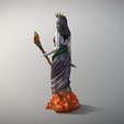 nuevahecatesketchfab3.png Hecate Goddess Statue for 3D print