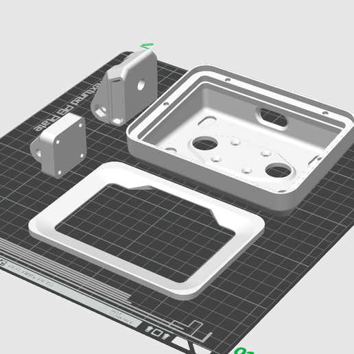 Cockpit support for Stream Deck MKI and MKII 3D model