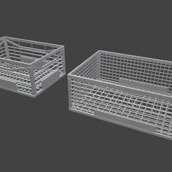 Metallic_Cages_Render_01.png STL file Metal Boxes・3D printing template to download