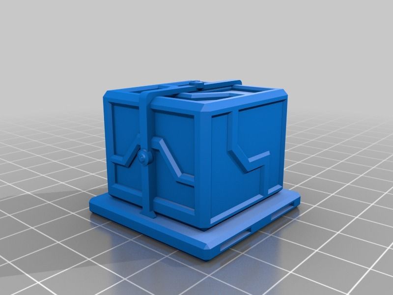 Download free STL file Cargo Crate on Pallet • 3D printable model ・ Cults