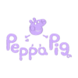 pp_pink.stl Peppa Pig Logo Lamp | 4-Color | 5V LED Compatible | USB-C Port