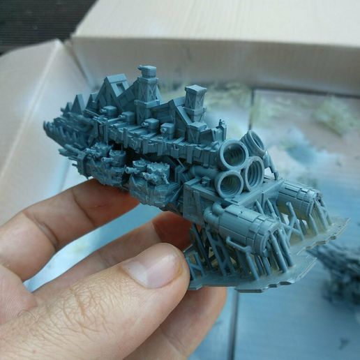 213123.jpg BFG Conversion: Ork Battleship