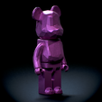 Untitled_Viewport_006.png Bearbrick Articulated Low poly faceted Articulated