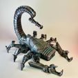 IMG_2523.jpeg Mechanical Scorpion - Print in Place Desk Organizer | Pen Holder