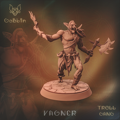 VAGNER_8b.png Archivo 3D Troll Vagner - Pandilla de Trolls・Modelo para descargar y imprimir en 3D, GoblinArtStudios