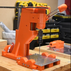 thumb_smalelr.PNG Free STL file 3D printed drill press Table and tube centers・3D print design to download