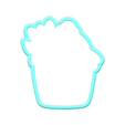 1.png Bunny In Pot Cookie Cutter | STL File