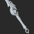 Render10.png Genshin Impact Zibai Sword 3Dprint