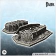 1-PREM.jpg Set of two evil coffins with metal chains and gold coins (5) - Creature Darkness War 15mm 20mm 28mm 32mm Medieval Dungeon