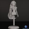 7.jpg Бюст Рапунцель Disney Princess STL 3D Print Model Figure