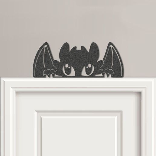 Toothless Dragon 3 Door Topper