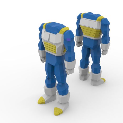 08.jpg Low Poly Saiyan Armor