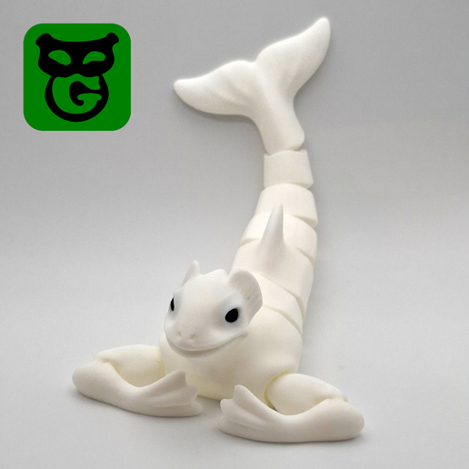 👹 Ningen, Sea Monster Legend (Multicolor 3mf included)・ 3D 3D