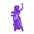 Bellydancer_merged.stl Belly Dancer Pinup 3D print model