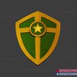 Captain_America_Hail_Hydra_Shield_3dprint_02.jpg Captain America Hail Hydra Supreme Shield - Marvel Cosplay 3D print model