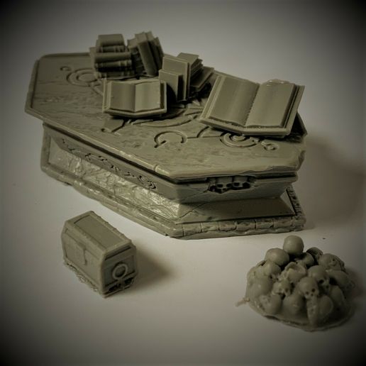 Arcane_table_a2.jpg Conjunto de mesa arcana do Necromante x3 terreno de masmorra