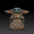 Capsdsdfture.PNG Baby Yoda (Grogu) with bowl