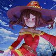 5.jpg Figura de anime Megumin + 4 faces diferentes